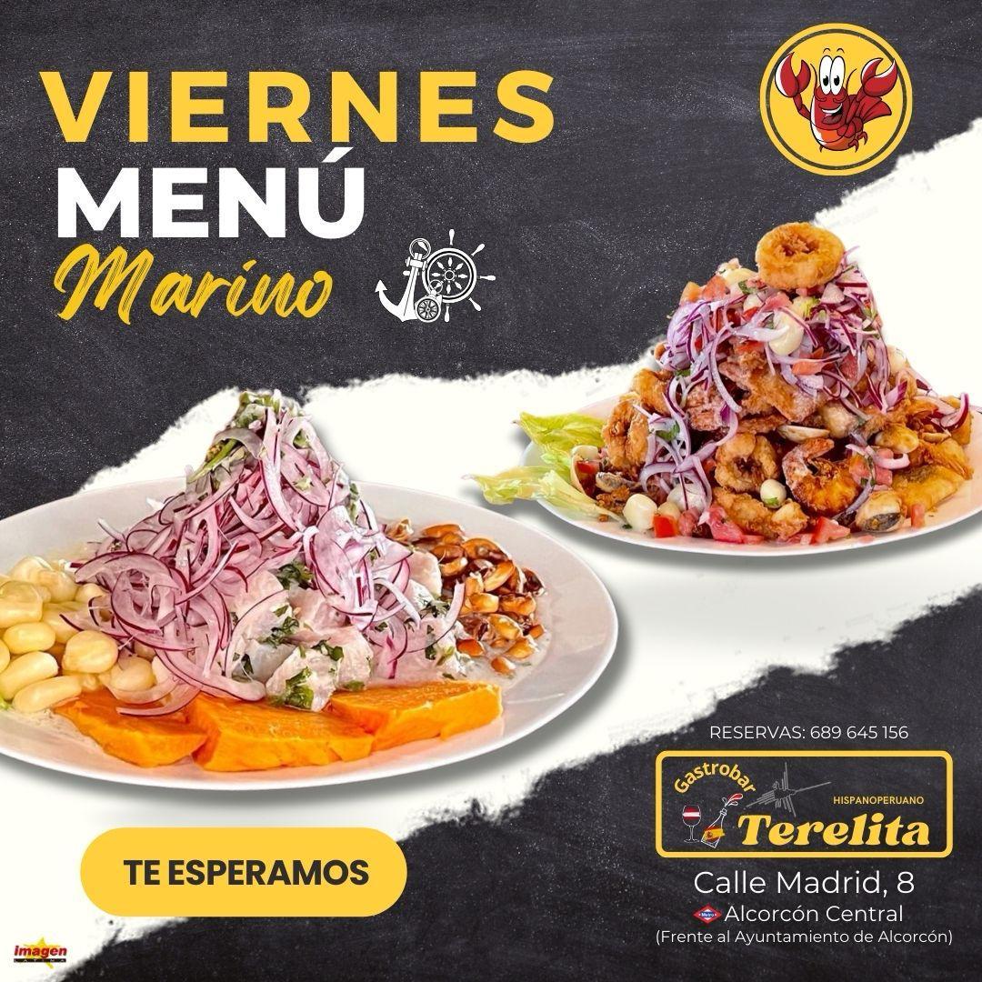 promoción viernes menú marino
